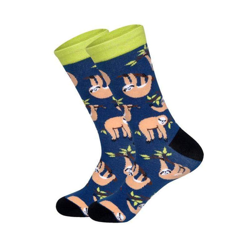 Sloth Sock Blue