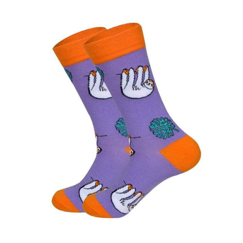 Sloth Sock Purple